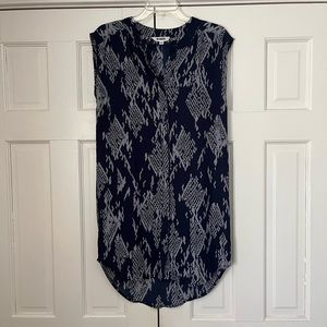 BB Dakota Navy Printed Dress